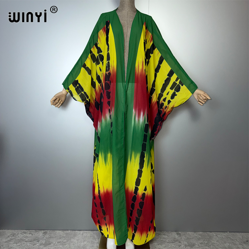 Young Women'S Formal Wear - WINYI Afrika mode print Kimono losse