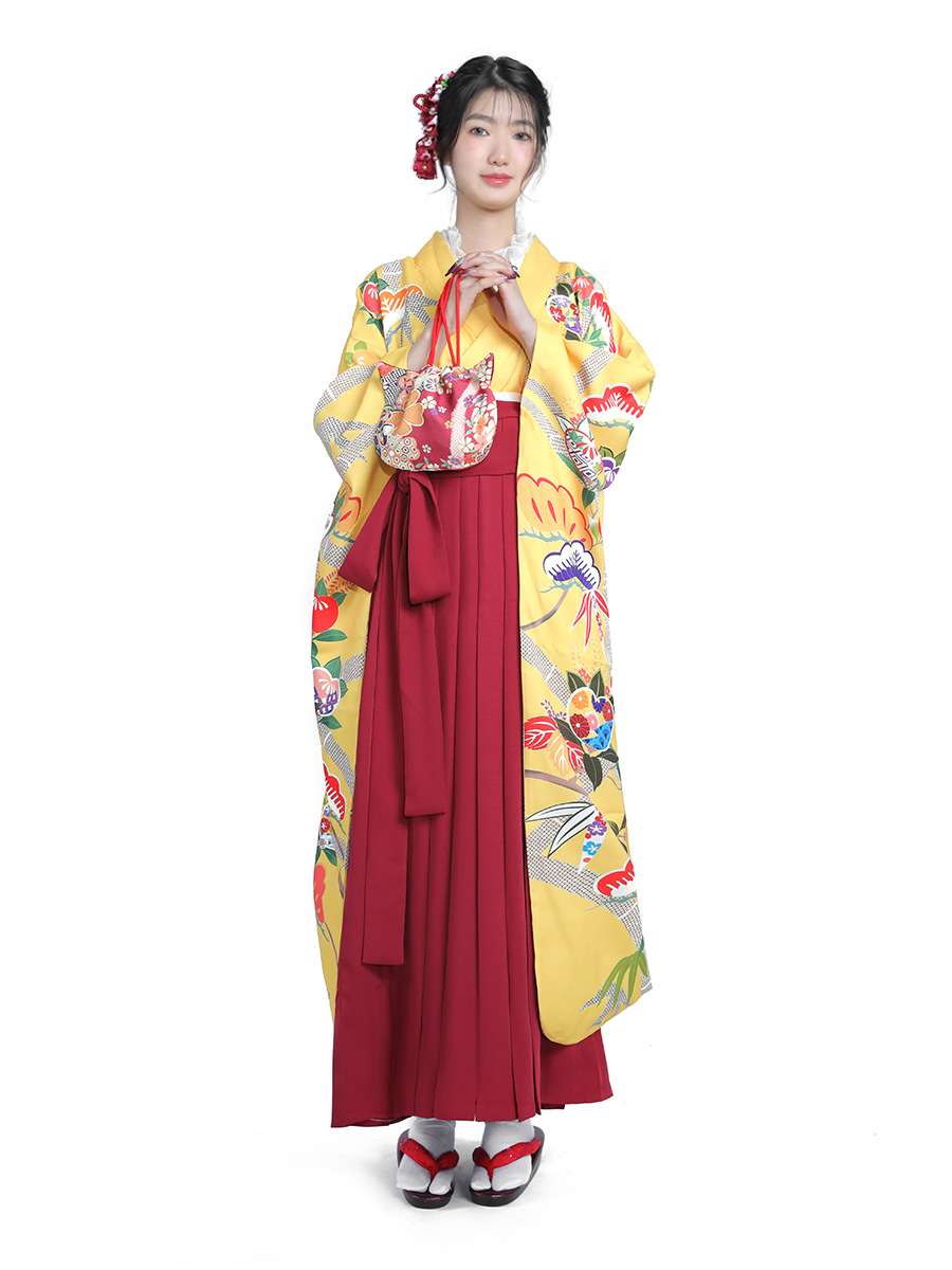 Women'S Formal Traditional Wear - Japanse kimono-set voor dames Wabi-Sabi-stijl Hakama-jurk
