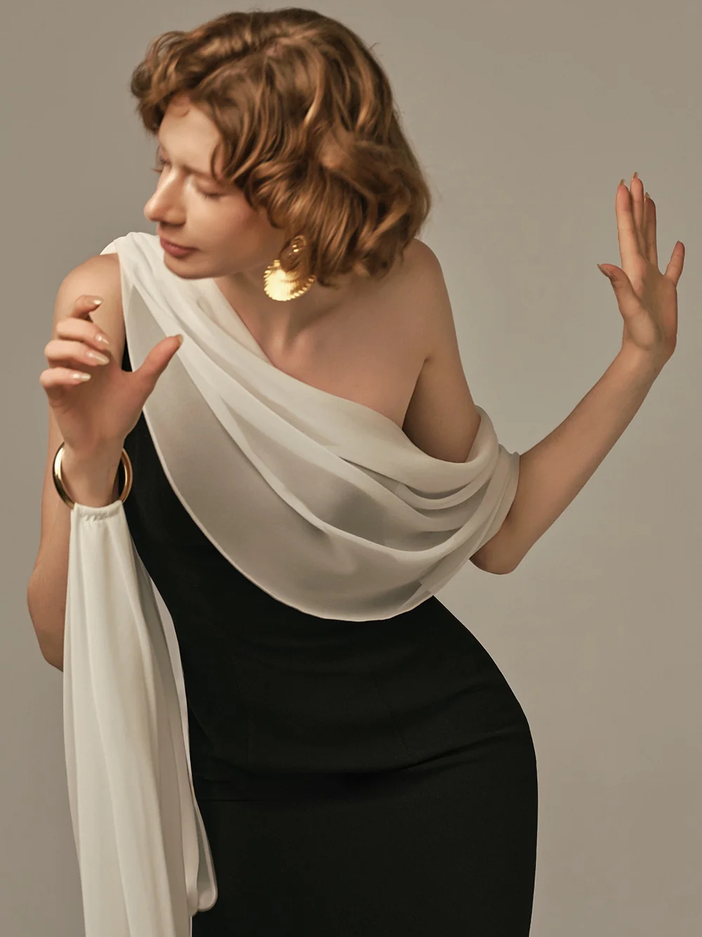 Elegante tweekleurige avondjur - Formal Gala Wear Women recensie en prijs