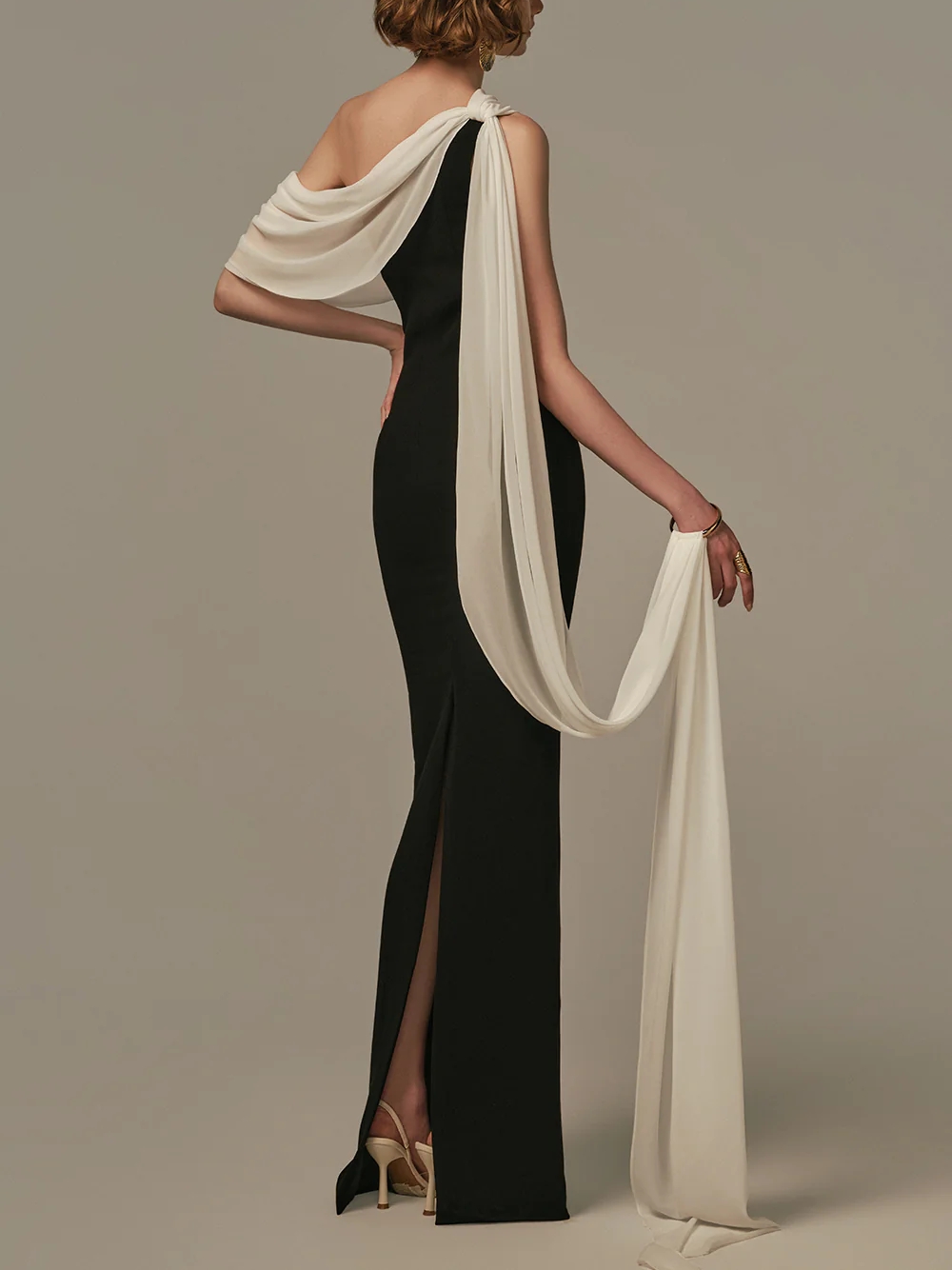 Elegante tweekleurige avondjur - Formal Gala Wear Women recensie en prijs