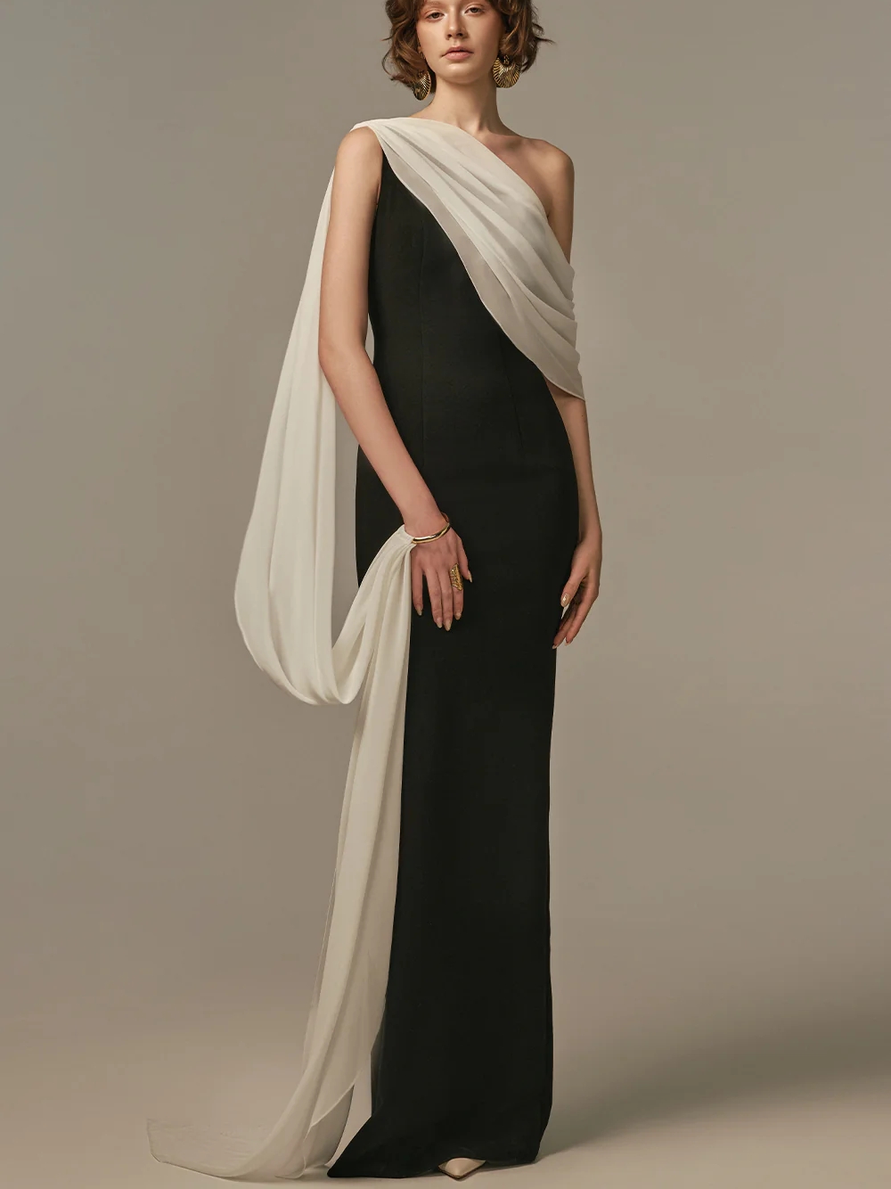 Elegante tweekleurige avondjur - Formal Gala Wear Women recensie en prijs