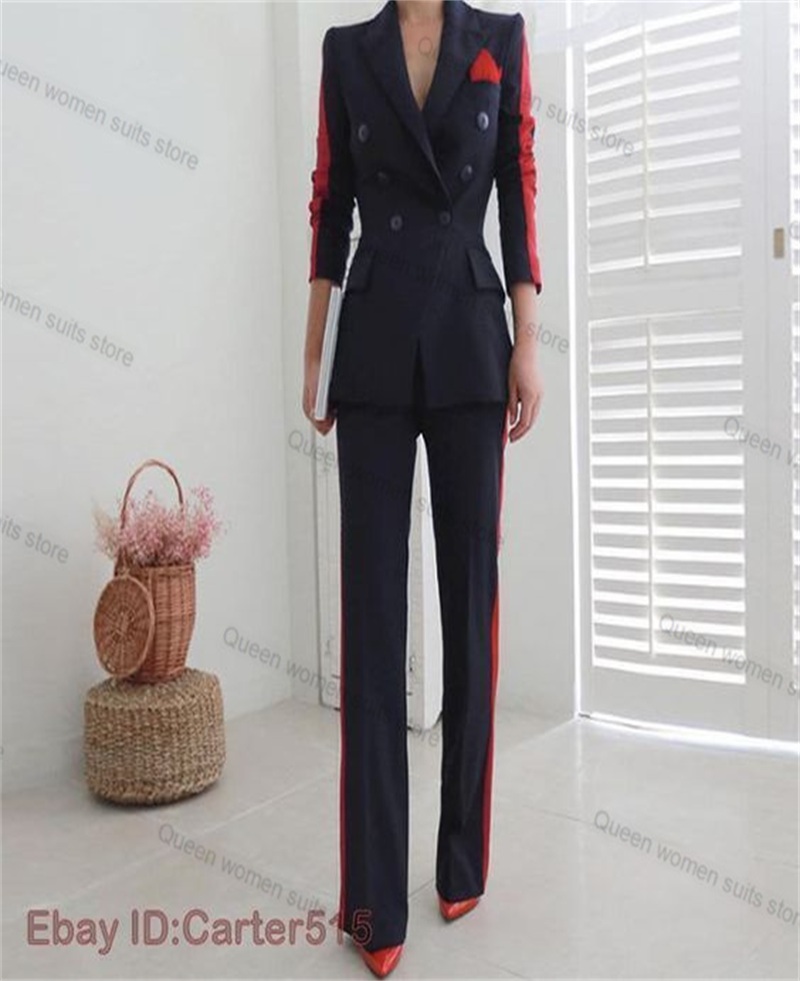 Rood Zwart Herfst Vrouwen Pak  - Women'S Formal Wear Jackets recensie en prijs