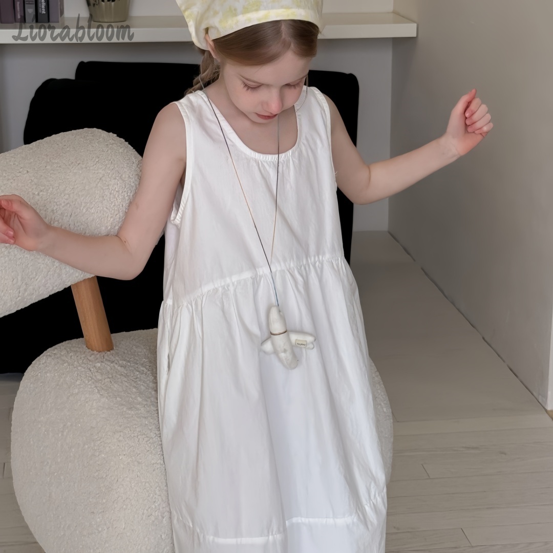 Witte jurk voor meisjes Eenvou - Formal Women'S Wear recensie en prijs