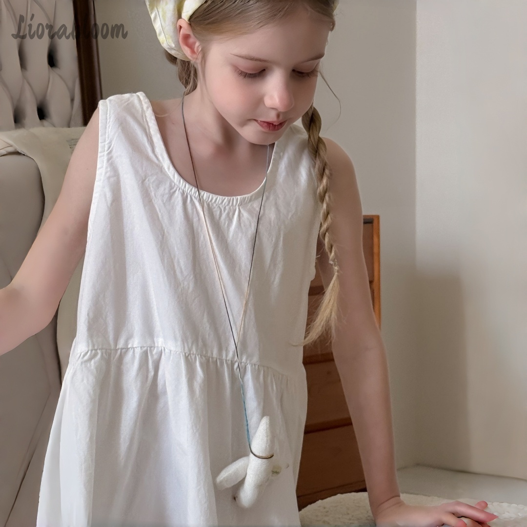 Witte jurk voor meisjes Eenvou - Formal Women'S Wear recensie en prijs