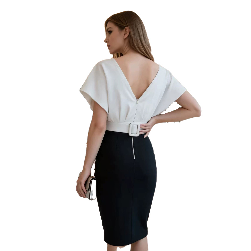 Fake Two Shirts Professionele  - Women Formal Wear Black And White recensie en prijs