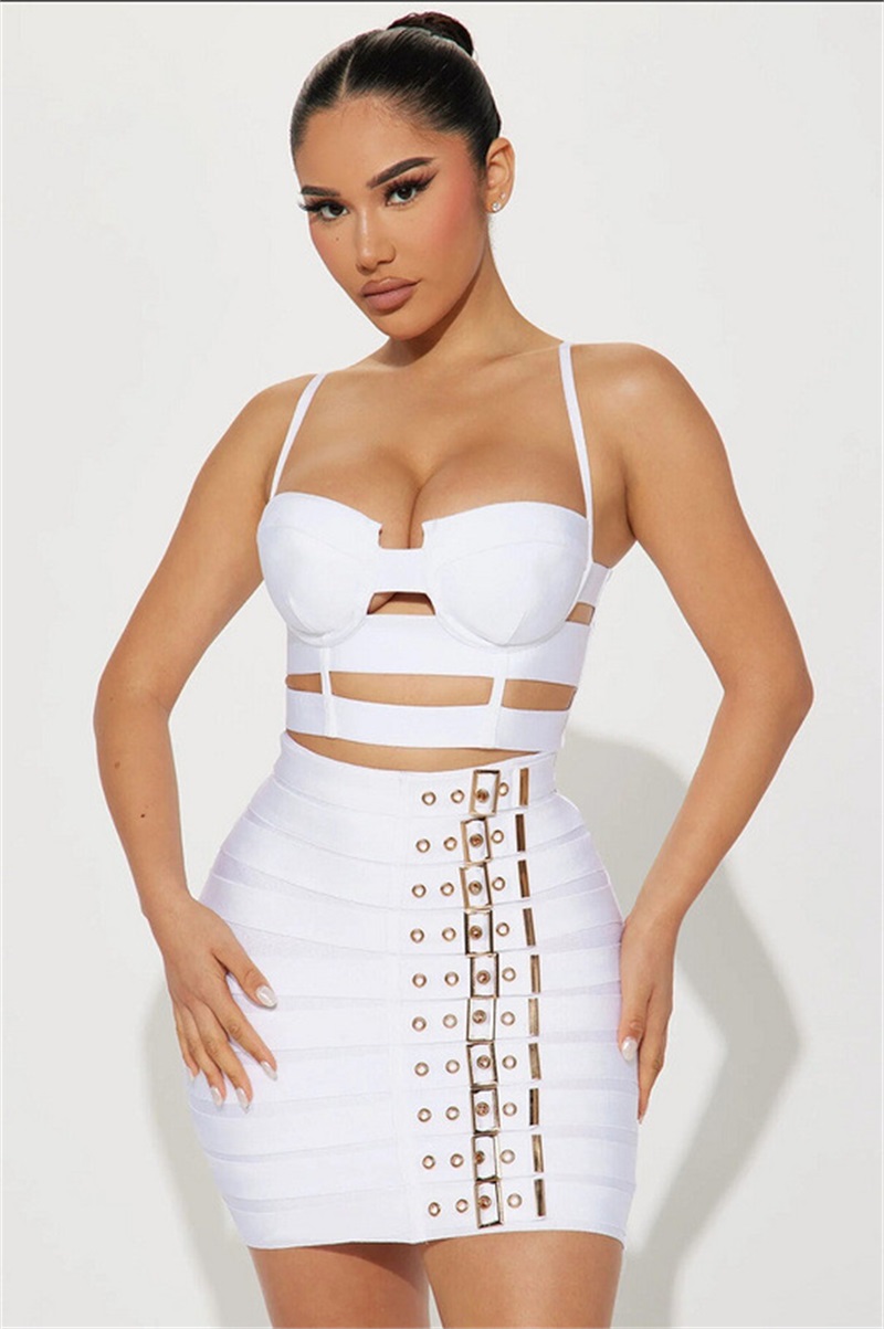 Zwart Wit Bandage Vrouwen Prom - Women Formal Wear Black And White recensie en prijs