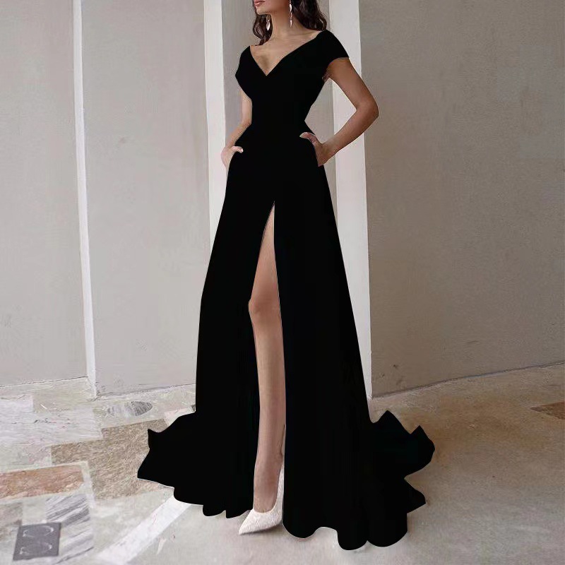 Nieuwe elegante lange damesjur - Women Formal Wear Black And White recensie en prijs